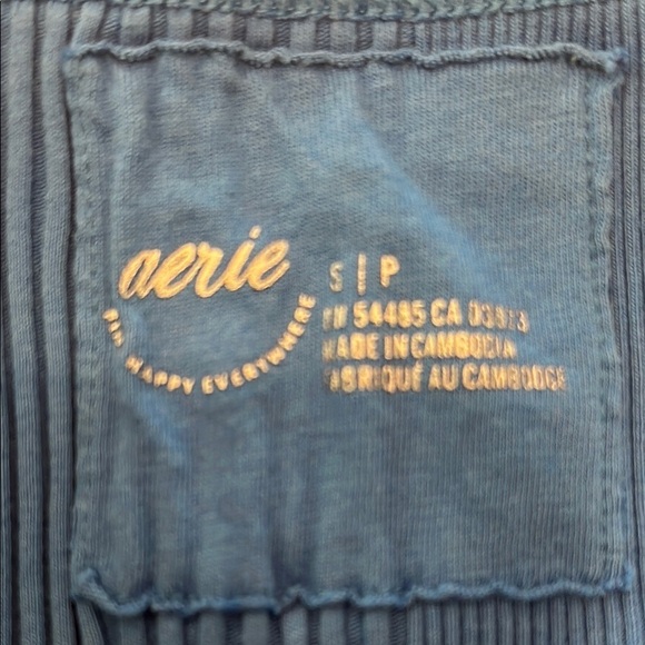 Aerie Vibrant Blue Tank Top - Picture 2 of 3